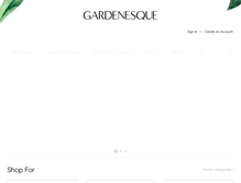 Tablet Screenshot of gardenesque.com